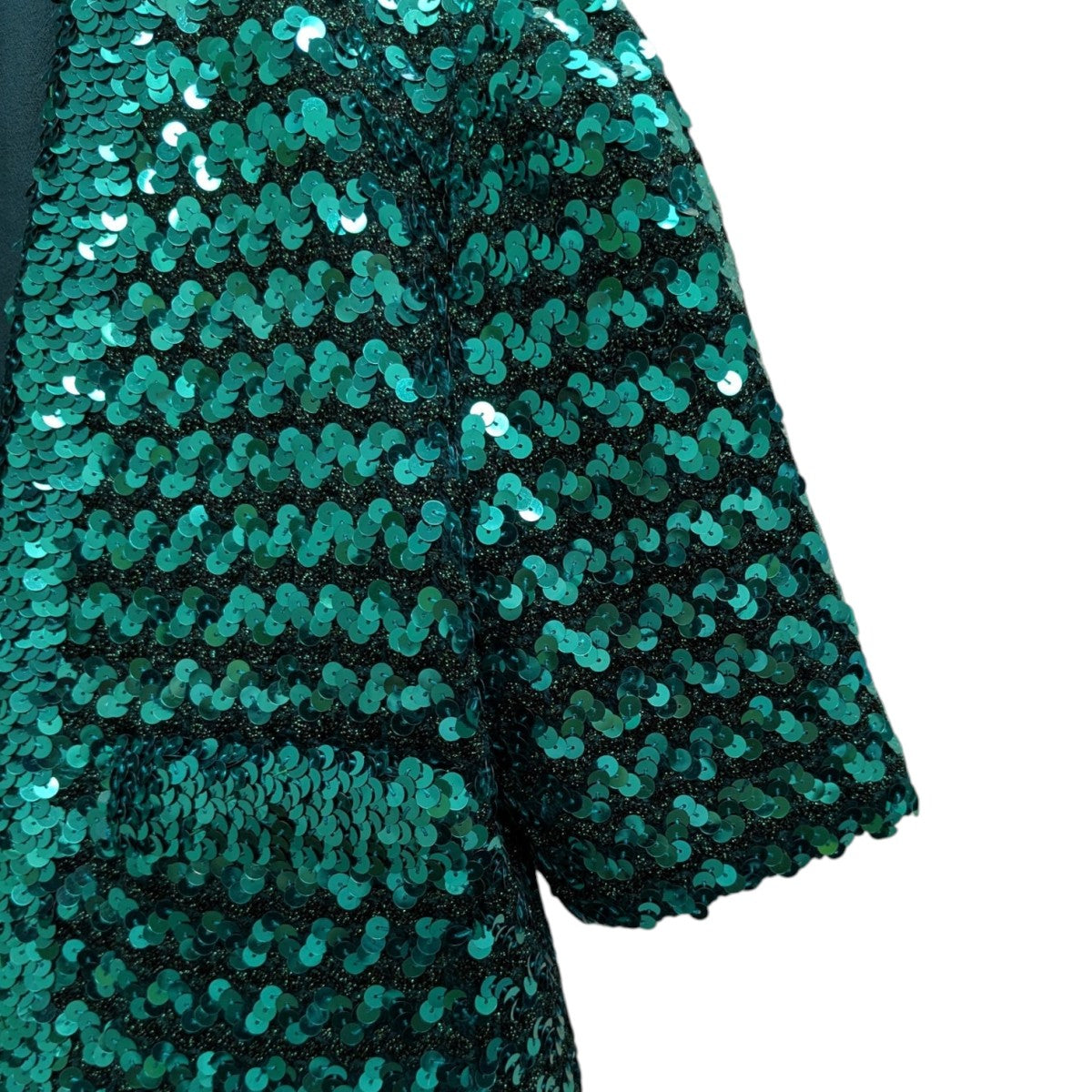 GUCCI(グッチ) スパンコールジャケット 653449 XKBTI グリーン サイズ