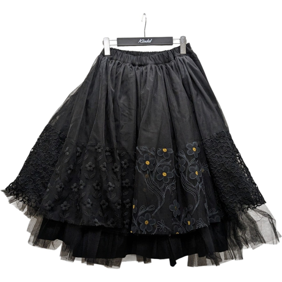 COMME des GARCONS(コムデギャルソン) 花柄刺繍スカートgb-s021