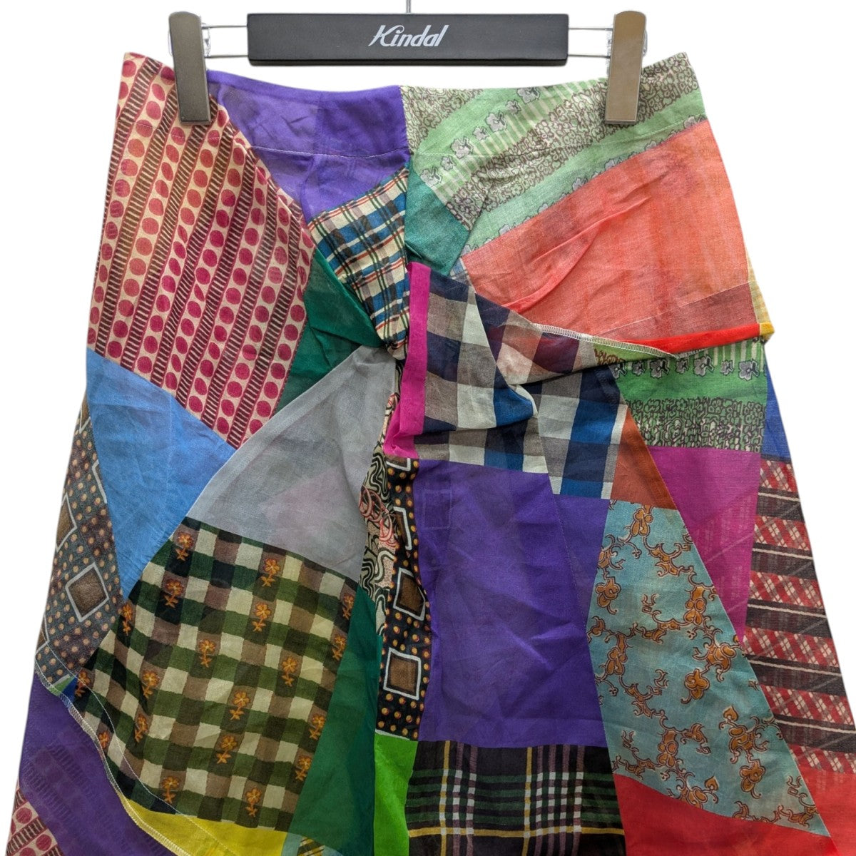 タオコムデギャルソン　パッチワークデザイン ロングスカート Lサイズ タオコムデギャルソン パッチワークデザイン ロングスカート Lサイズ