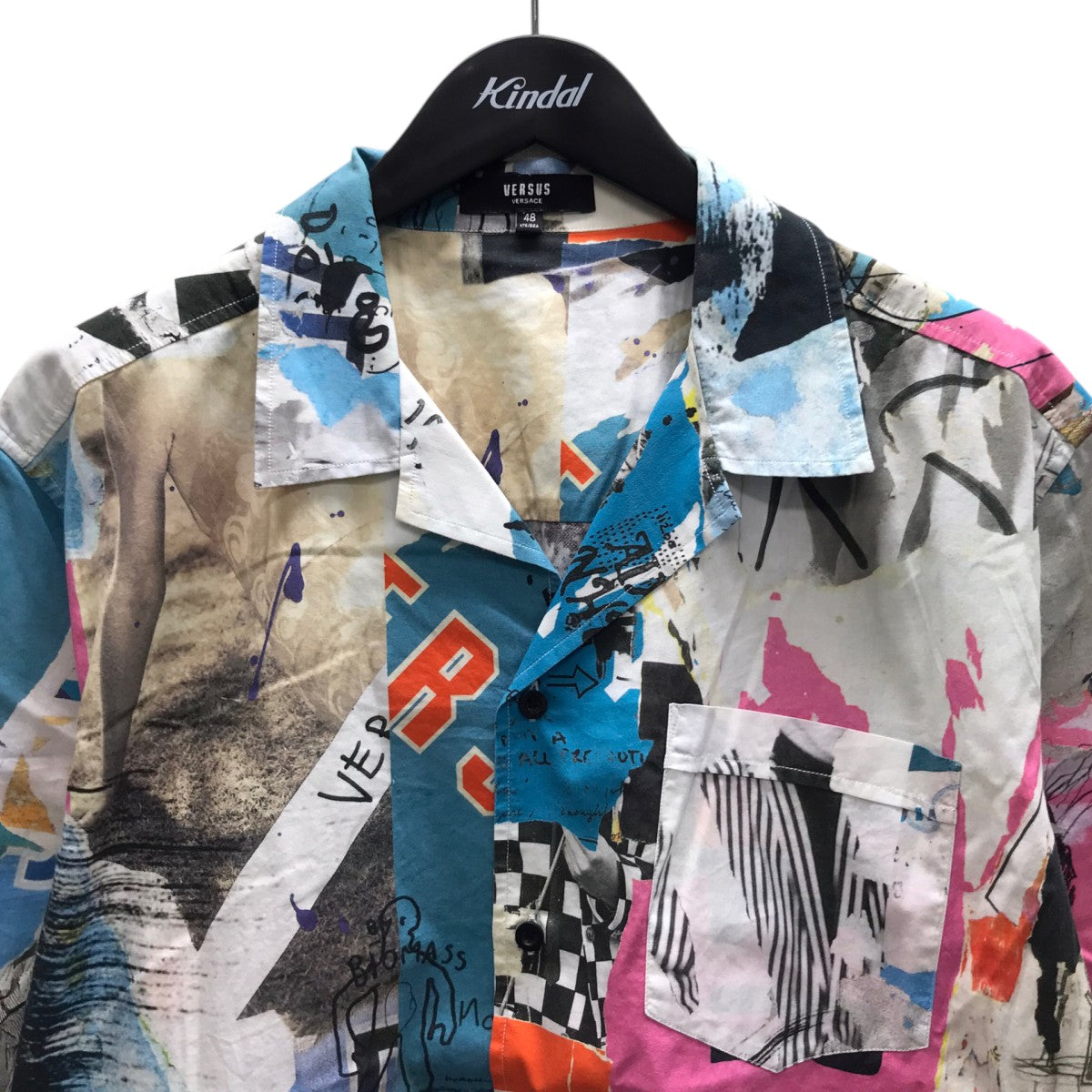 VERSUS VERSACE 半袖シャツ 古着・中古-2枚目のアイテム画像