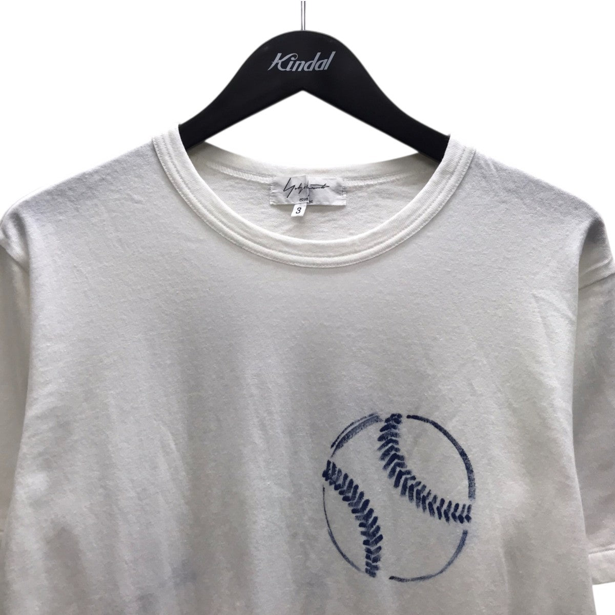 Yohji Yamamoto pour homme ベースボール期 半袖Ｔシャツ 古着・中古-2枚目のアイテム画像