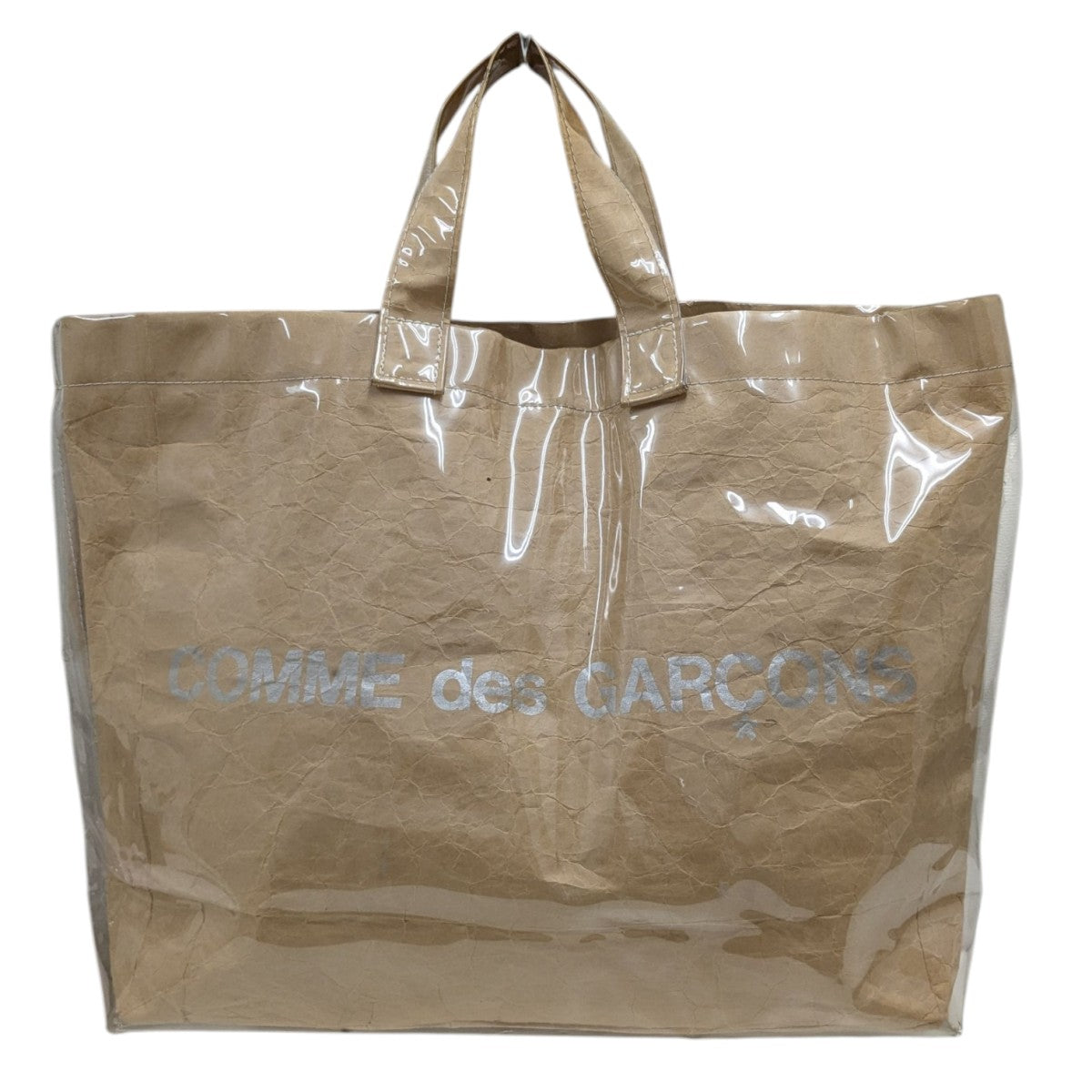 COMME des GARCONS コムデギャルソン　PVC トートバッグ COMME des GARCONS GIRL 限定 ロゴ PVC トートバッグ (COMME des