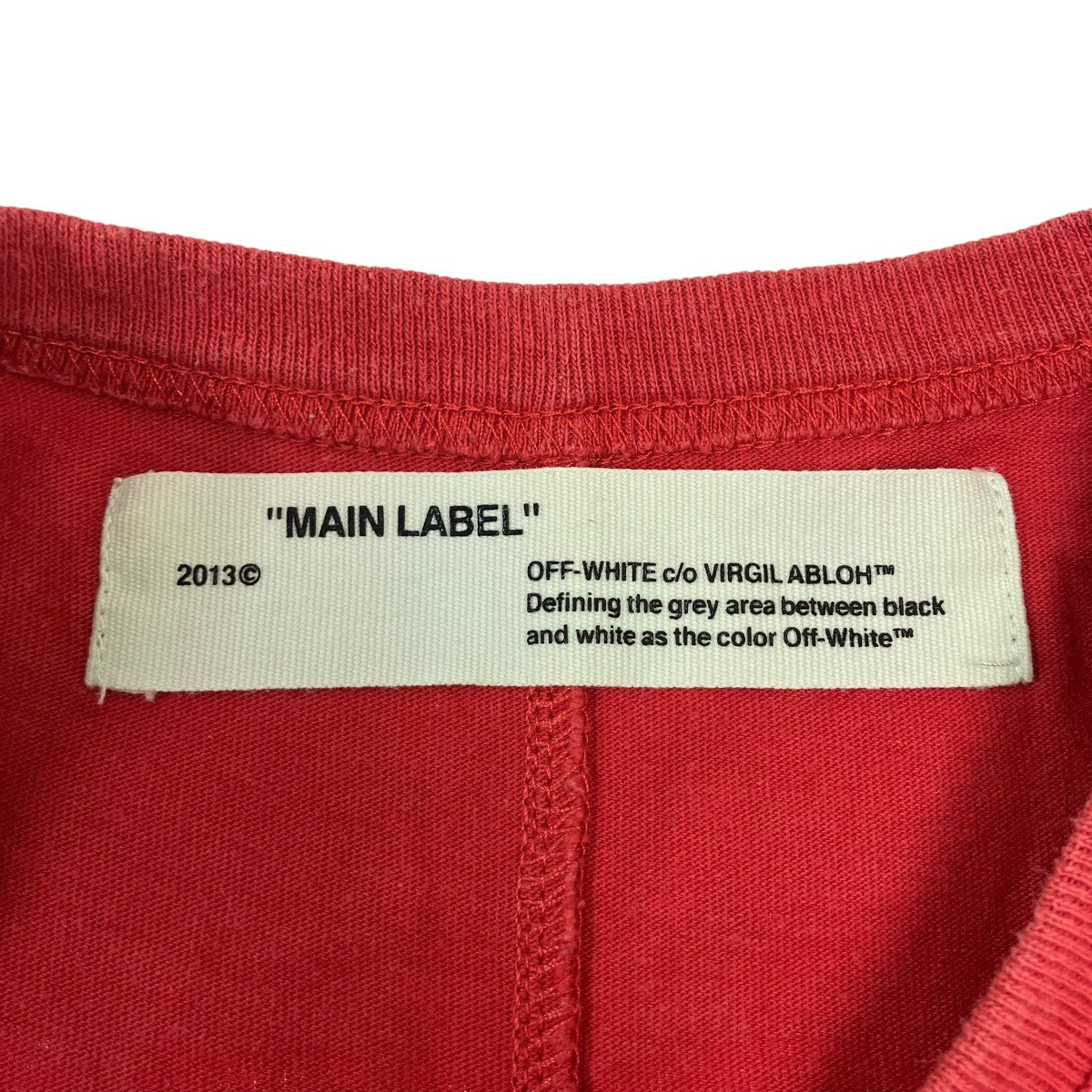OFFWHITE バックロゴプリントTシャツ 古着・中古-6枚目のアイテム画像