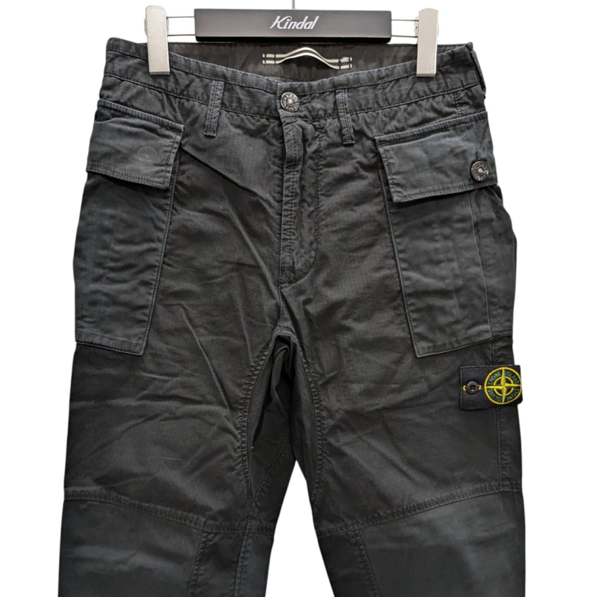 STONE  カーゴパンツ W30 ブラック 正規タグ付 STONE ISLAND CARGO PANTS W30 ”BLACK” - メルカリ