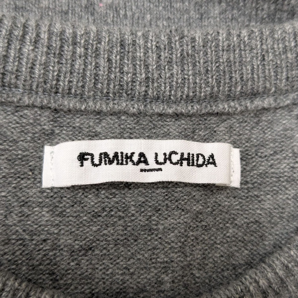 FUMIKA UCHIDA(フミカウチダ) ニットボディースーツ FU-U-KT005 グレー