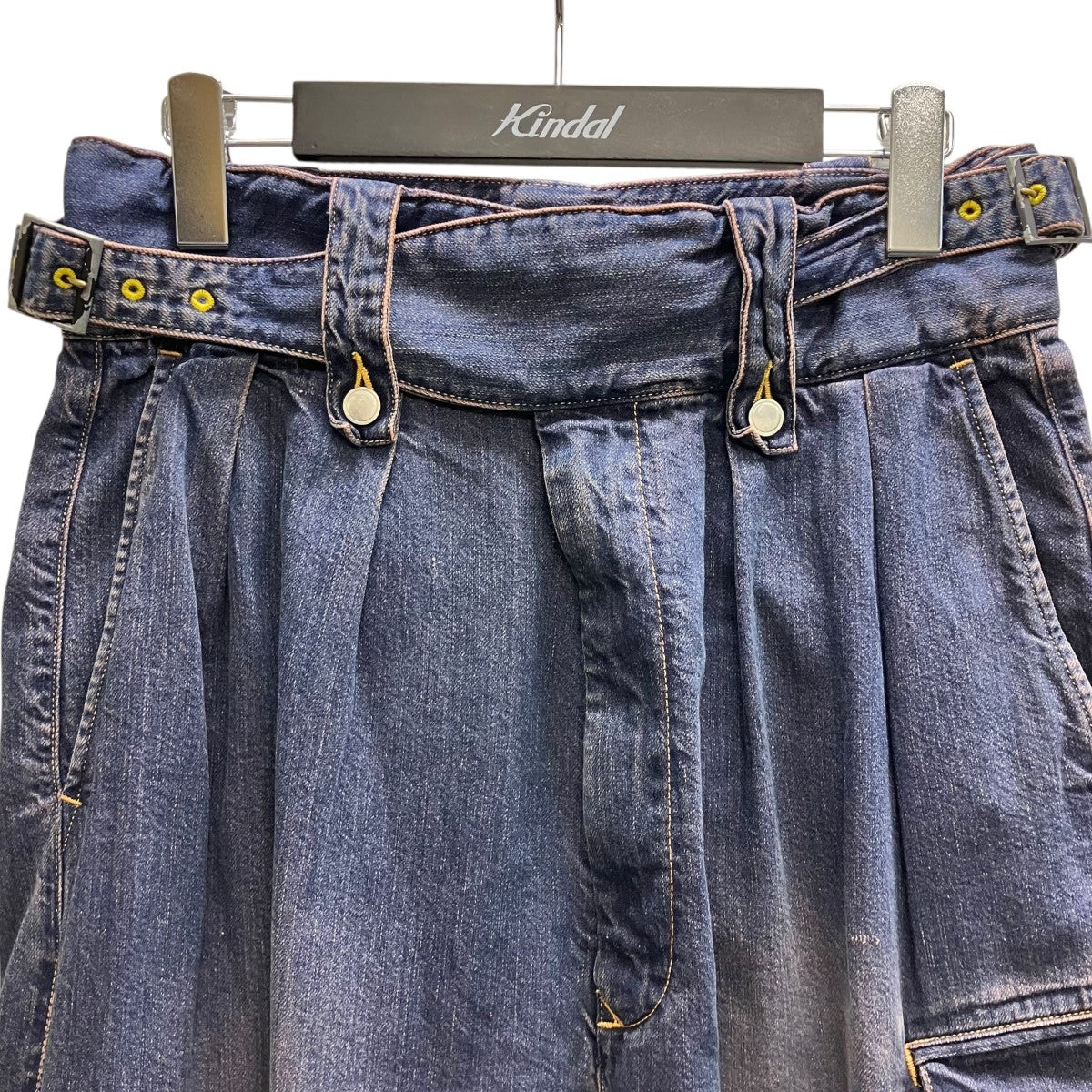 DENIM GURKHA CARGO SHORT PANTS グルカデニムショートパンツ