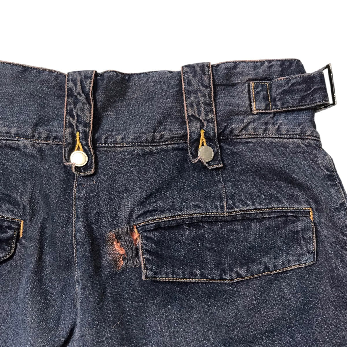 DENIM GURKHA CARGO SHORT PANTS グルカデニムショートパンツ