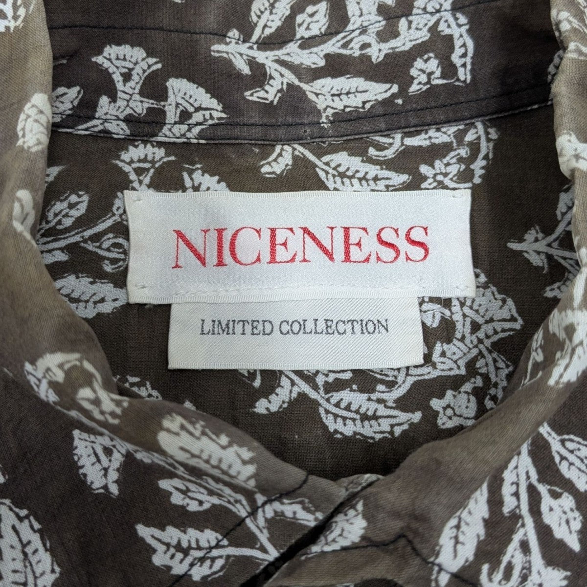 NICENESS 総柄シャツNN-Y01KF22-BP 古着・中古-7枚目のアイテム画像