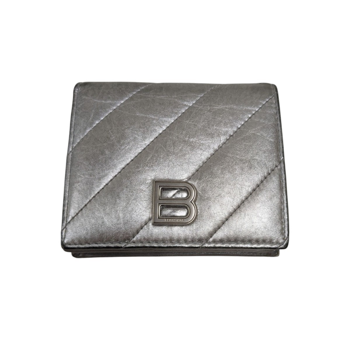 BALENCIAGA CRASH2つ折り財布 古着・中古-2枚目のアイテム画像