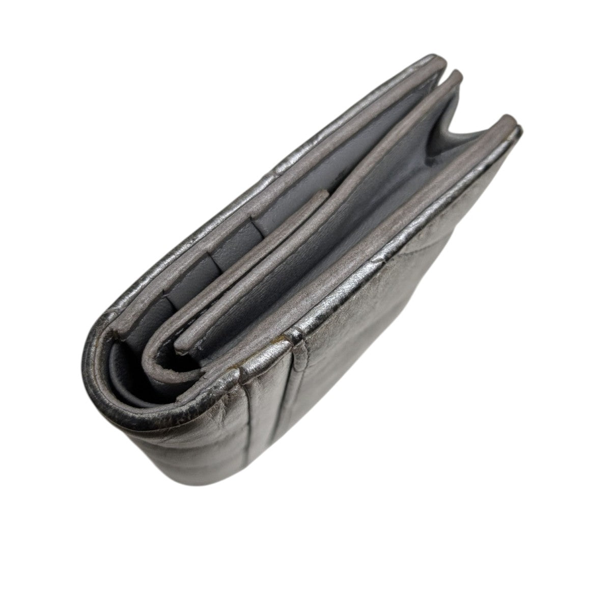 BALENCIAGA(バレンシアガ) CRASH2つ折り財布 766461 - シルバー