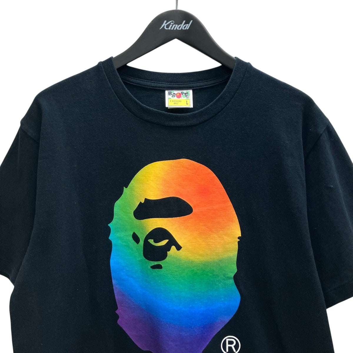 A BATHING APE レインボーサルTシャツ 古着・中古-3枚目のアイテム画像