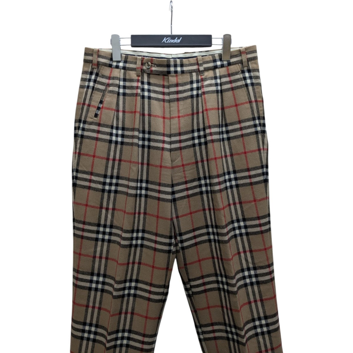 Burberry's(バーバリーズ) ウールチェックパンツWE741-404-50