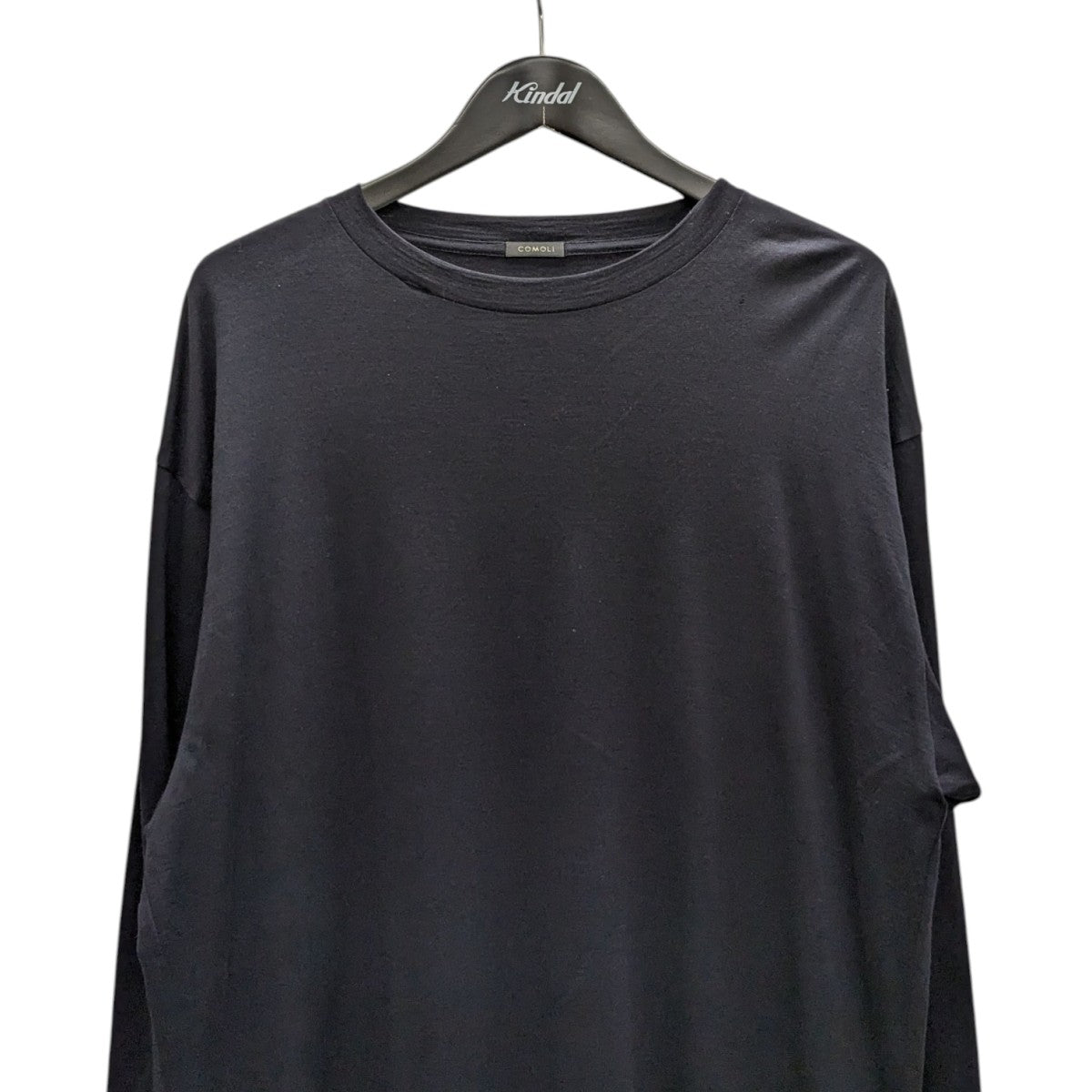 COMOLI(コモリ) サマーウール長袖クルーX01-05012 X01-05012 ネイビー