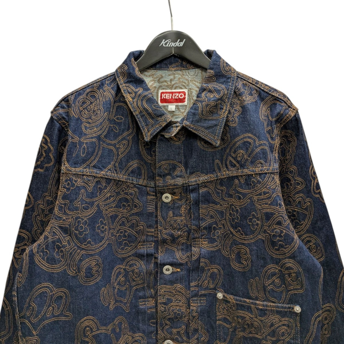 KENZO(ケンゾー) パッチデニムジャケットFD65DV1076A8