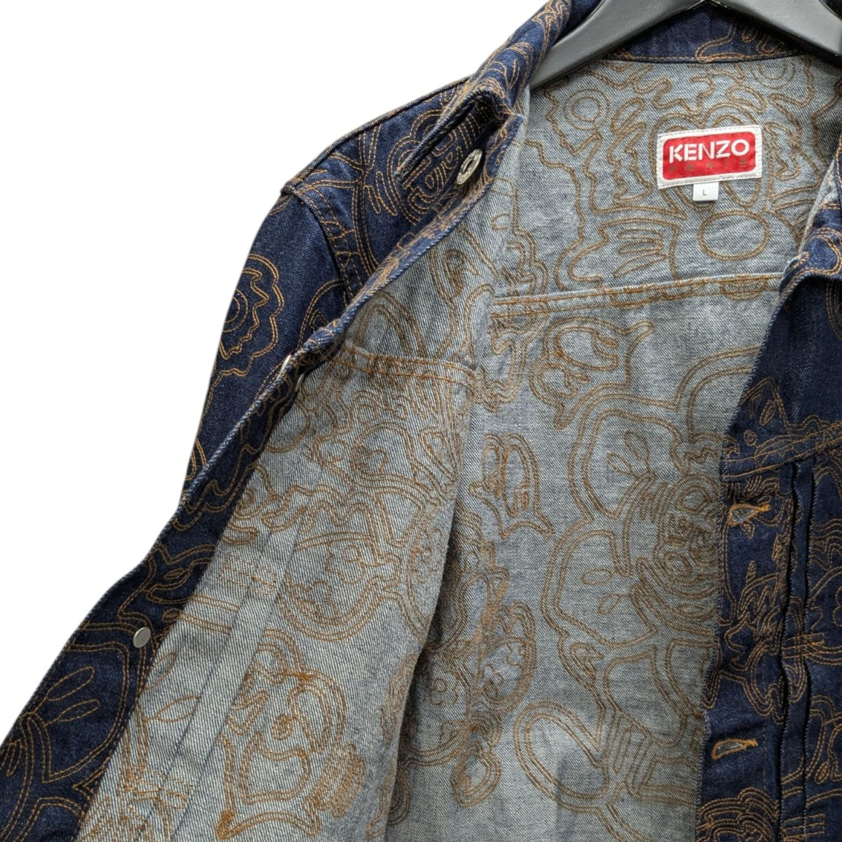 KENZO×VERDY 25SSTRUCKER JACKET RINSE BLUE DENIMトラッカー