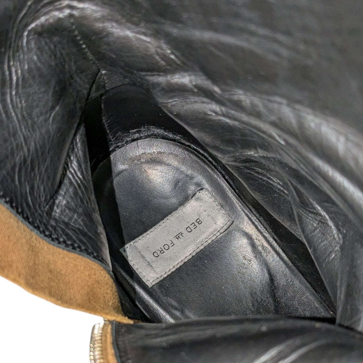 BED J．W． FORD Square toe Bootsスクエアトゥブーツ 古着・中古-7枚目のアイテム画像