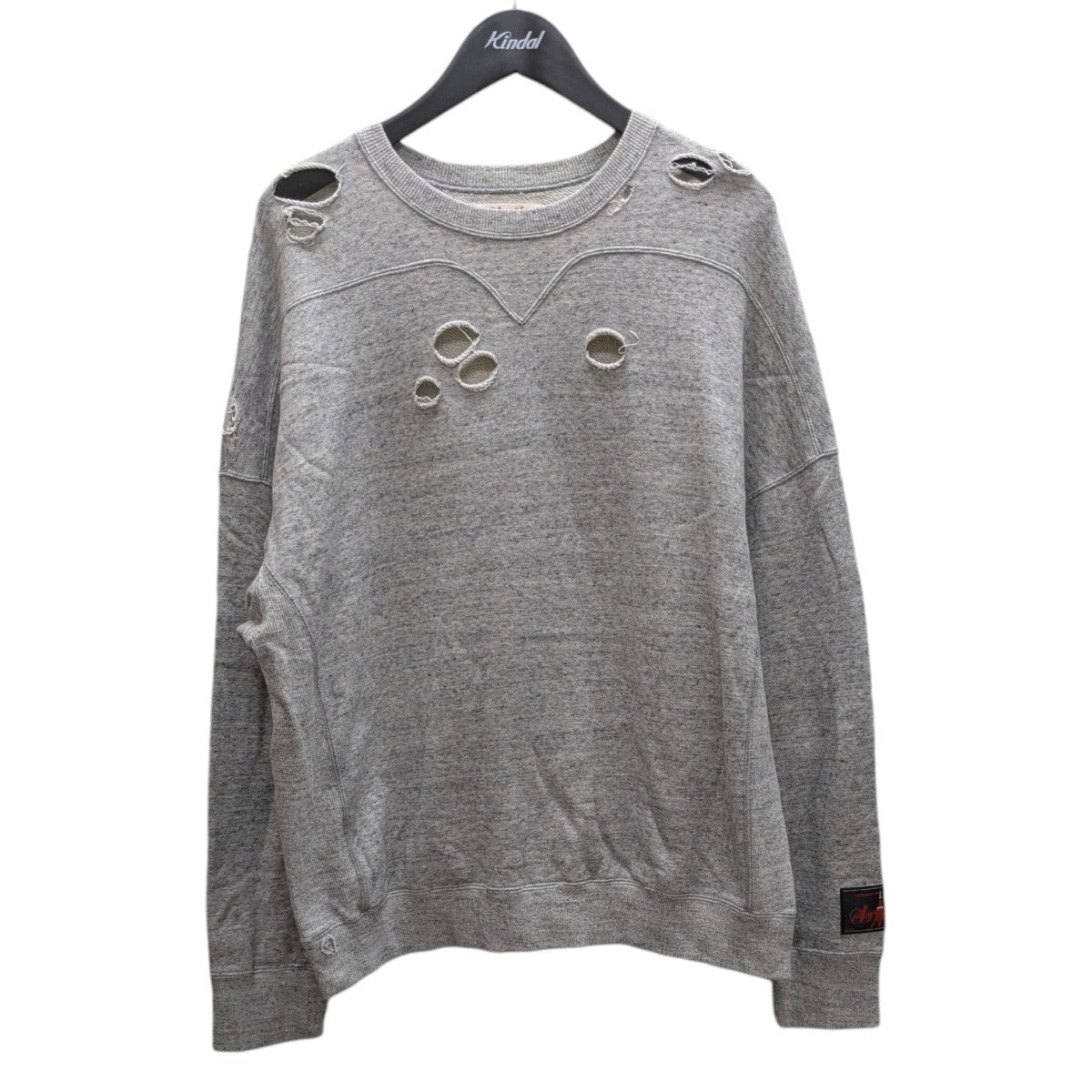 ダメージ加工スウェットAD24ss-03-B