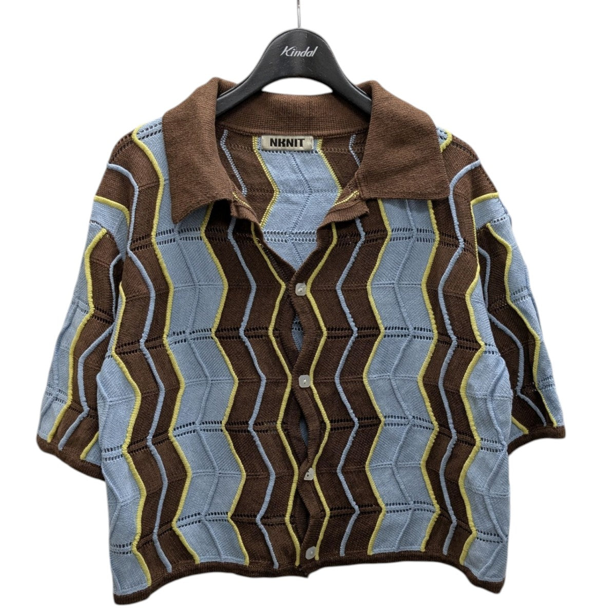 ウェーブニットシャツNKNIT23SS-0120