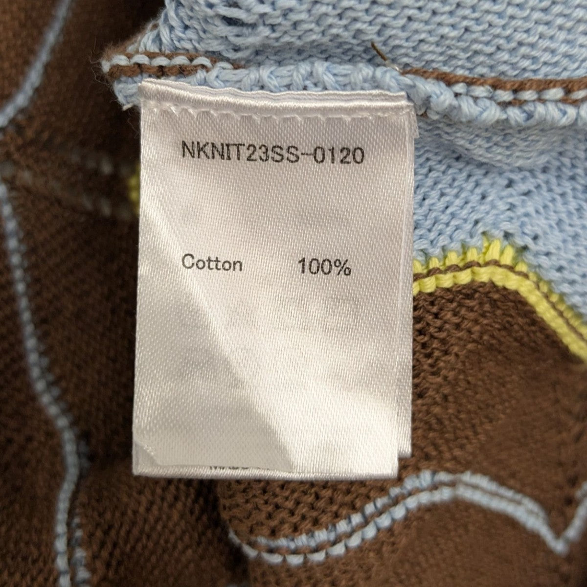 ウェーブニットシャツNKNIT23SS-0120
