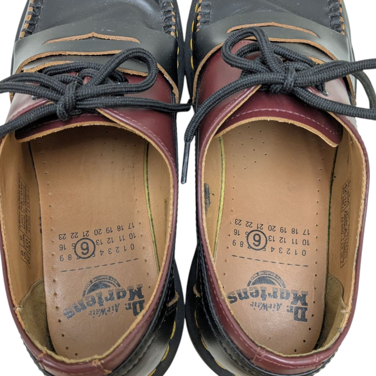 28cm 新品正規品 MM6 × Dr.Martens 1461 モカシン MM6 Maison Margiela×Dr．Martens 1461 PENT．MM6モカシン