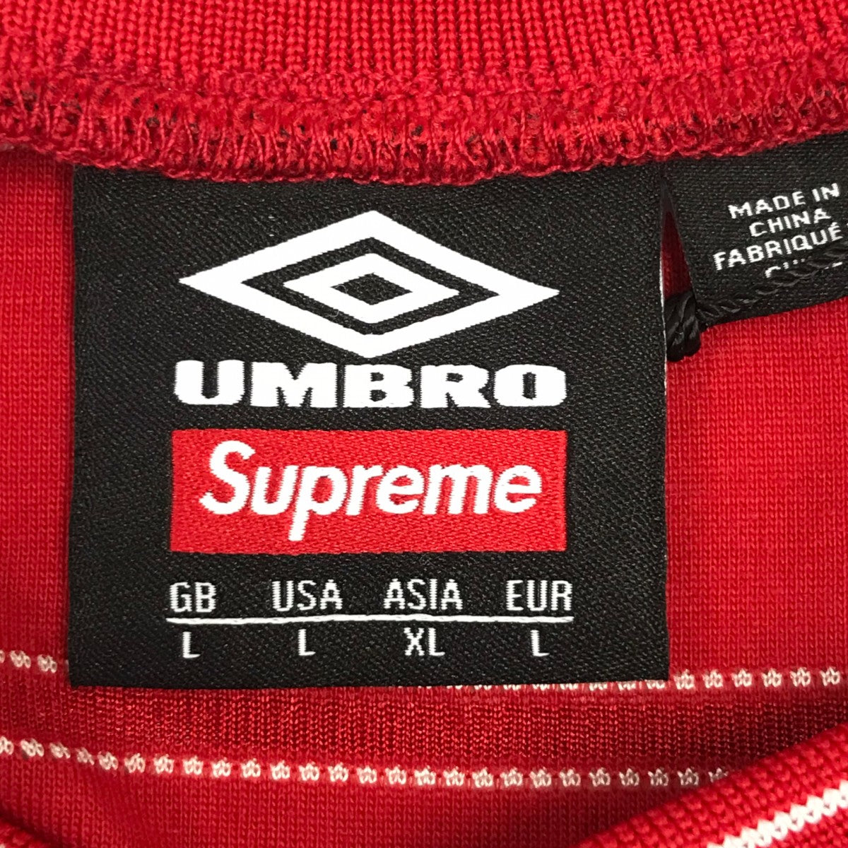 Supreme×UMBRO Stripe Soccer Jerseyストライプサッカージャージー
