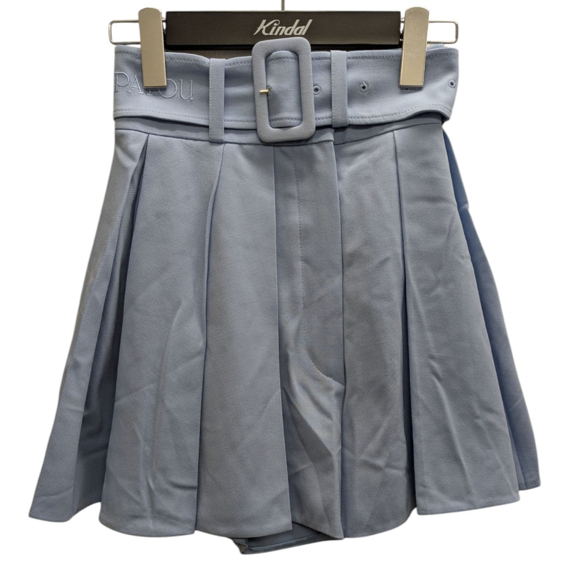 Patou ベルト付きウール プリーツショートパンツ 古着・中古-1枚目のアイテム画像