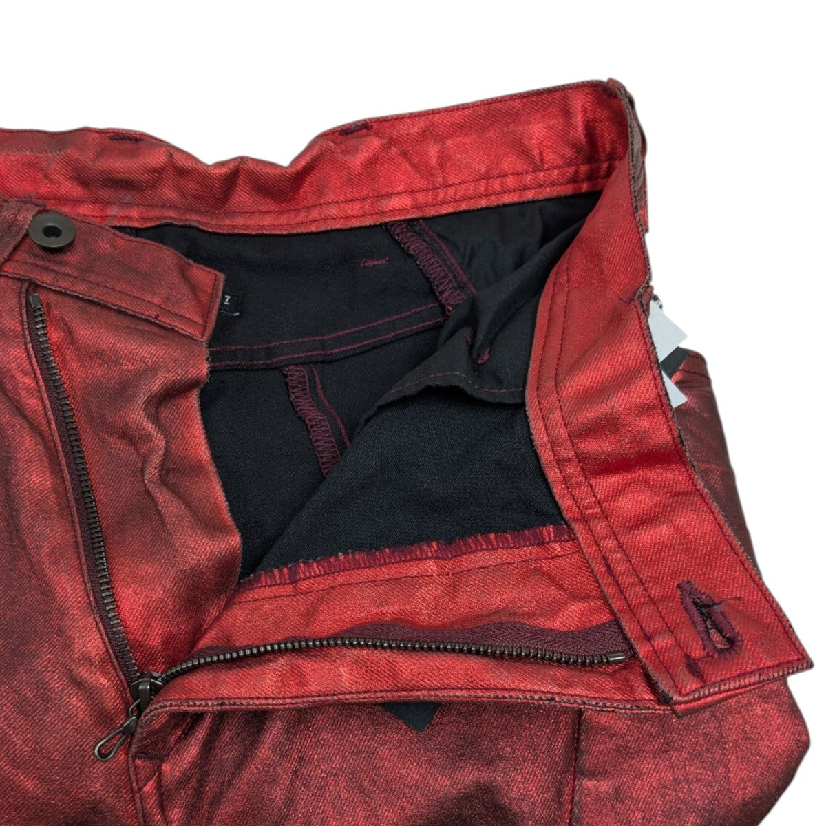 JULIUS(ユリウス) oz Coated Denim Curved Wide Pantsデニム