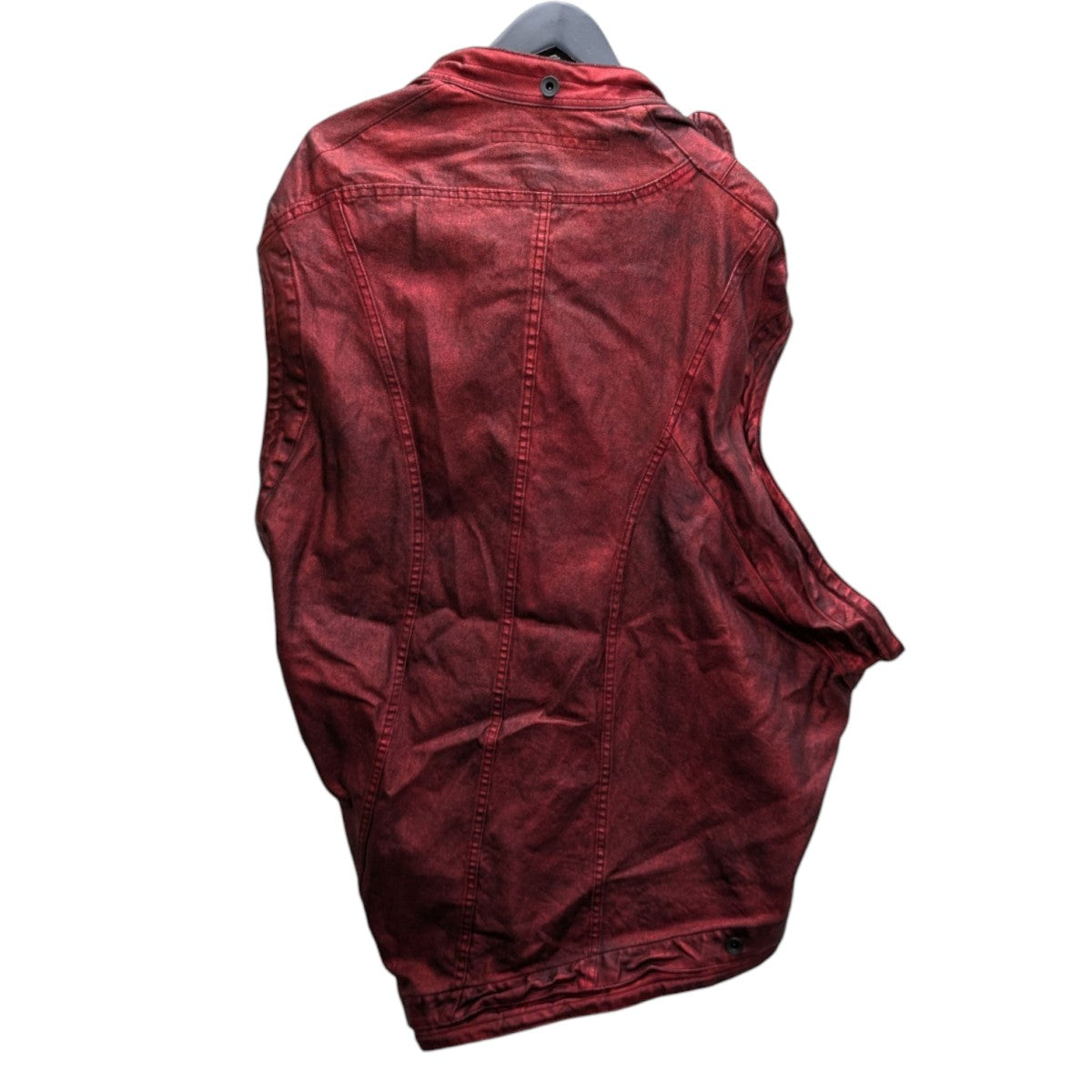 JULIUS(ユリウス) 25SS10oz Coated Denim Asymmetry Hooded Vest