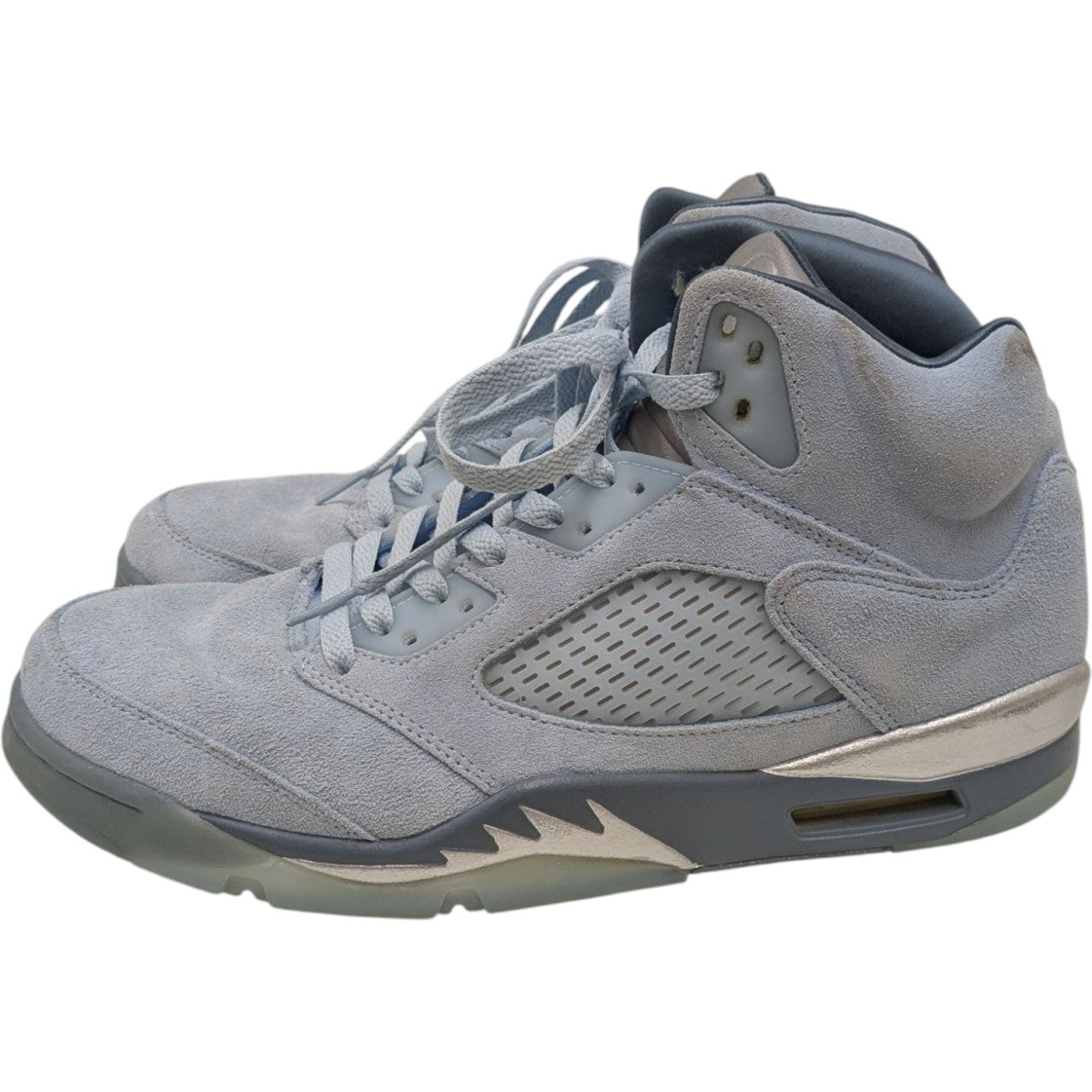 Women’s Air Jordan 5 Retro Blue Birdハイカットスニーカー