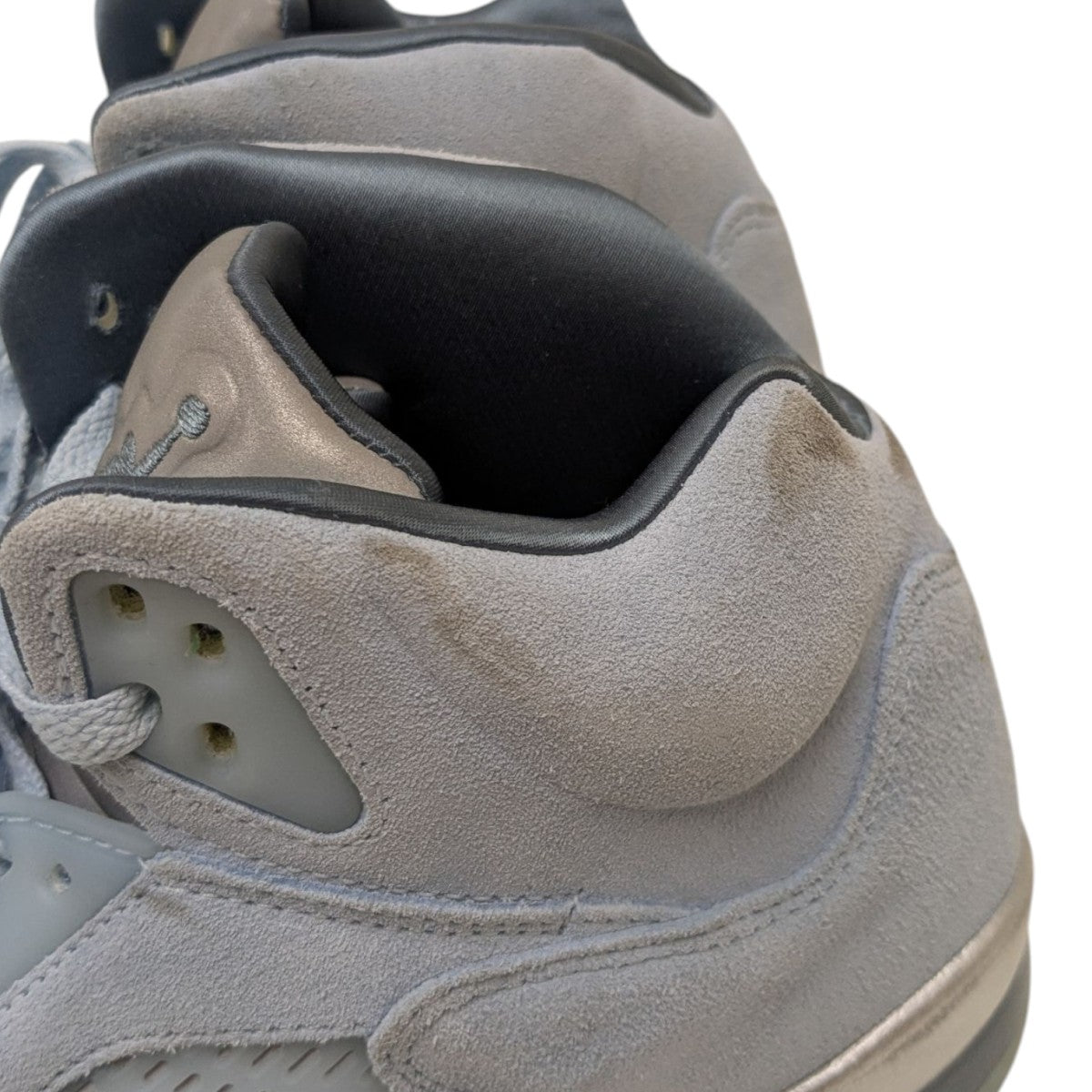 Women’s Air Jordan 5 Retro Blue Birdハイカットスニーカー
