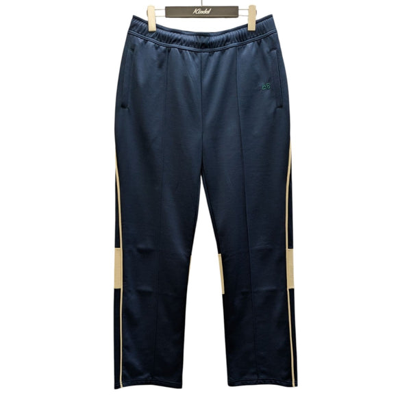 WALES BONNER(ウェールズボナー) ジャージパンツ ネイビー×ホワイト