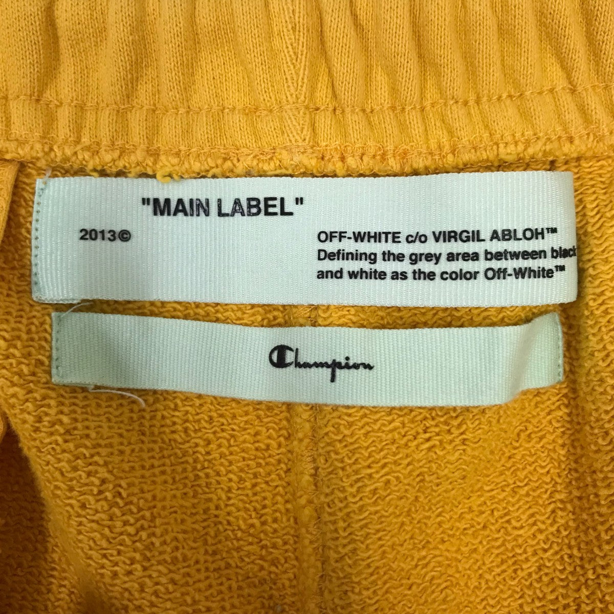 OFFWHITE×Champion スウェットショートパンツ 古着・中古-6枚目のアイテム画像