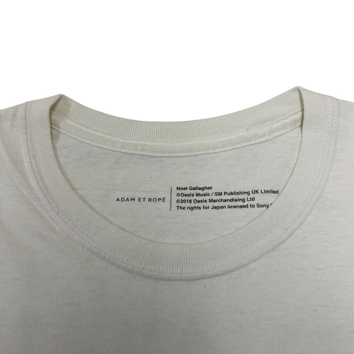 Adam et Rope OASISプリントTシャツ 古着・中古-5枚目のアイテム画像