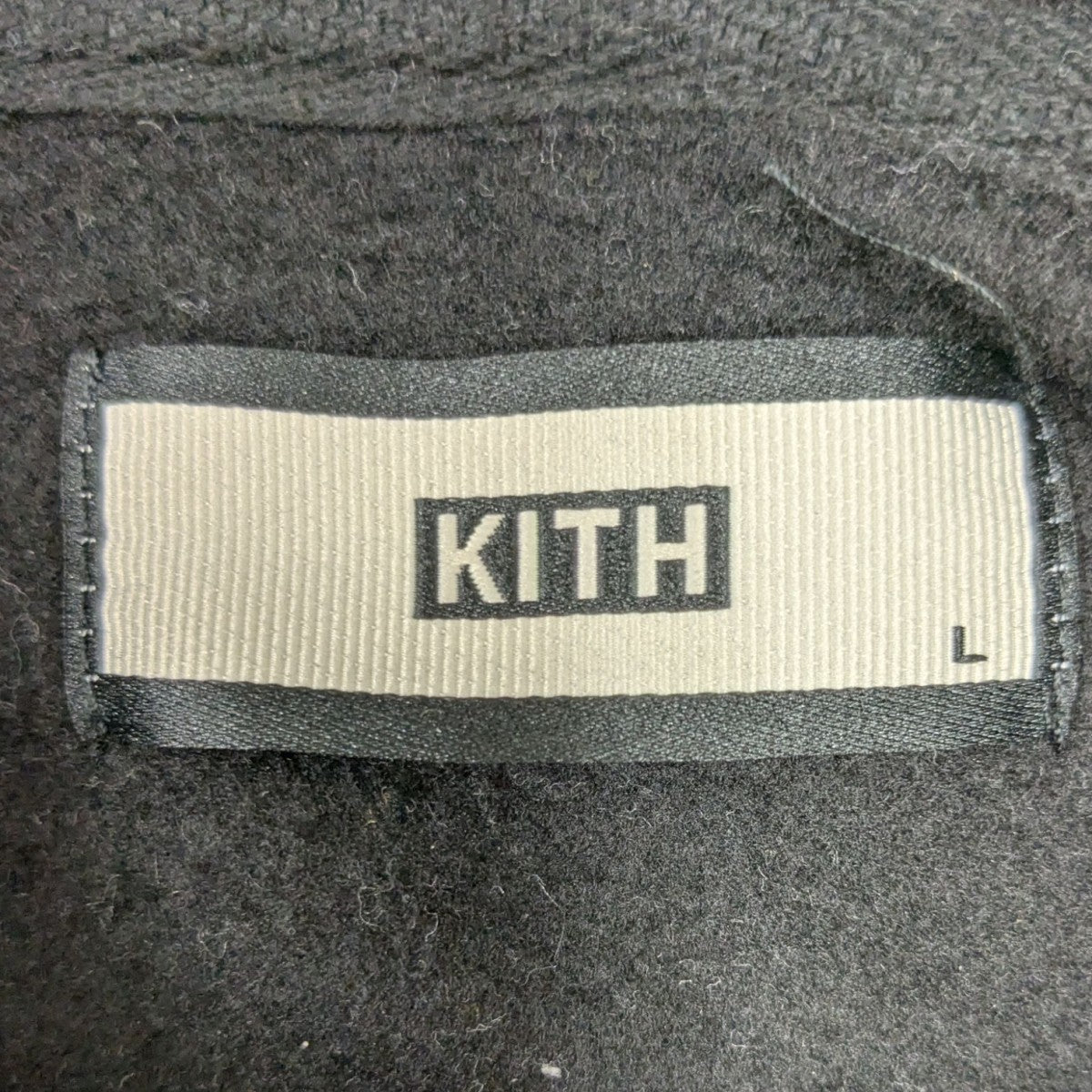 KITH(キス) ボックスロゴパーカー ブラック サイズ L｜【公式
