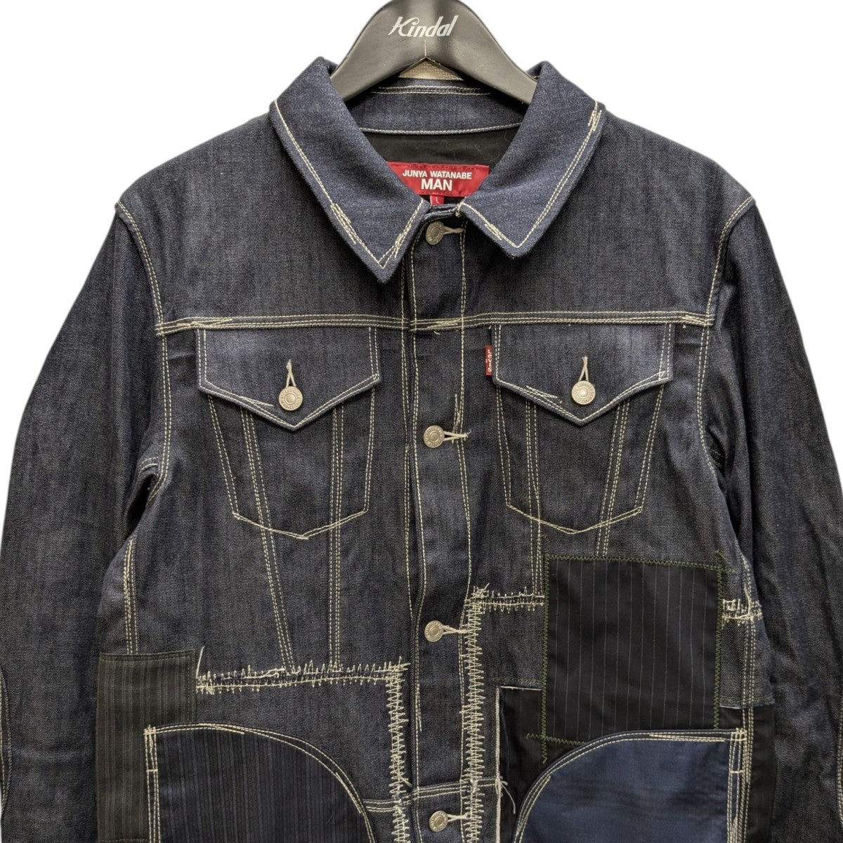 JUNYA WATANABE MAN levi'sコラボデニムコート Lサイズ 楽天市場】【中古】CDG JUNYA WATANABE MAN×LEVI'S 切替デニム