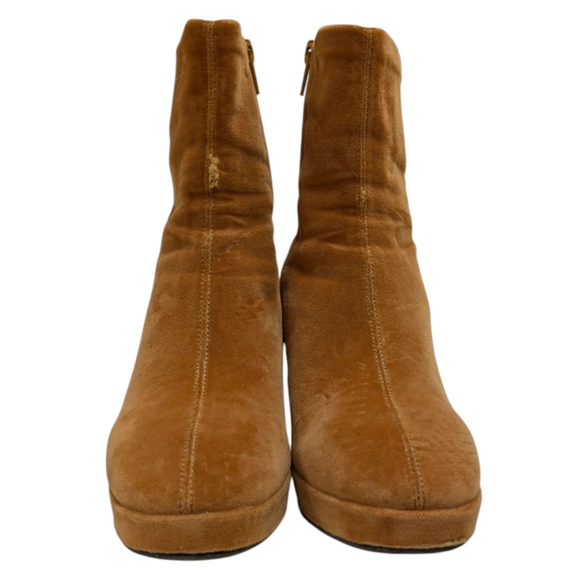 Le Talon PLAT FIT SHORT BOOTSスウェードブーツ 古着・中古-2枚目のアイテム画像