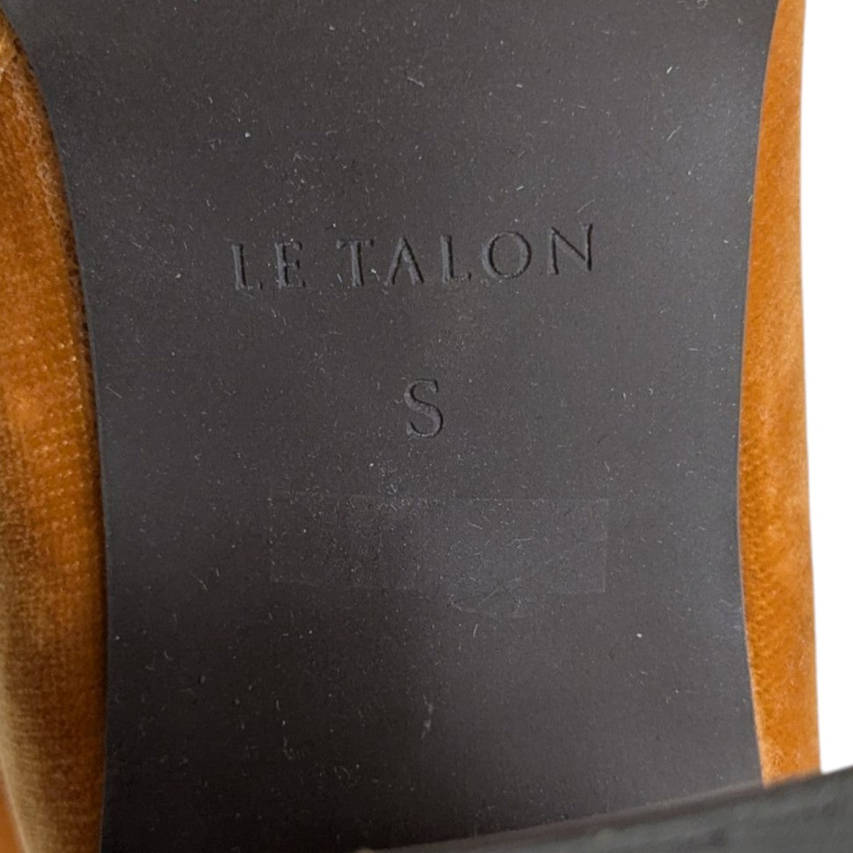Le Talon PLAT FIT SHORT BOOTSスウェードブーツ 古着・中古-8枚目のアイテム画像