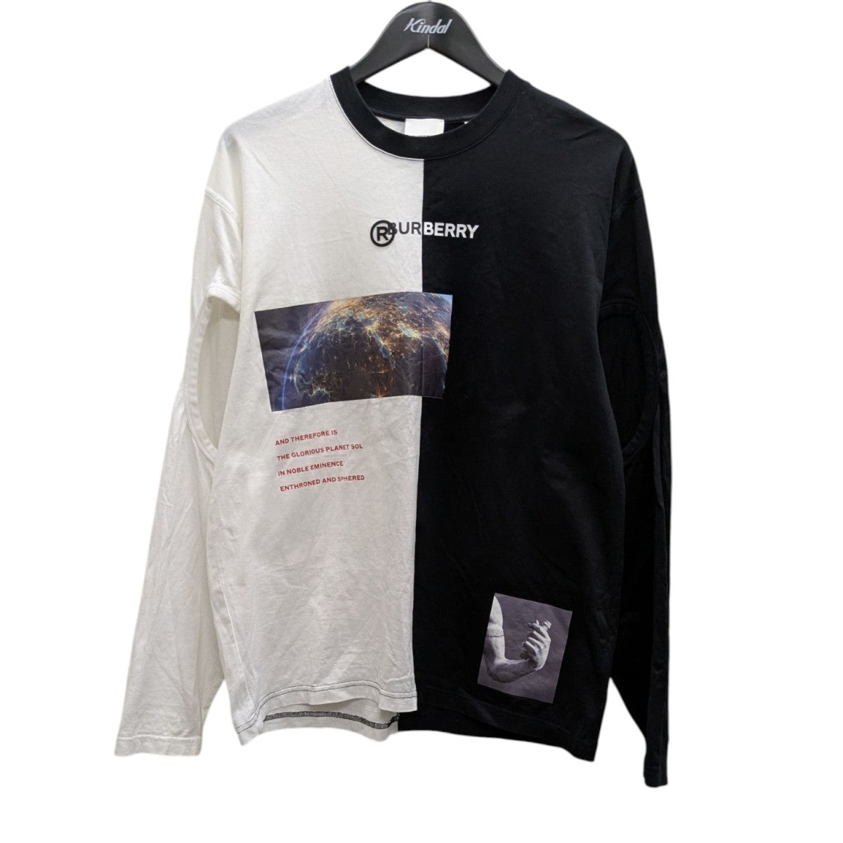 プリントアームデザインTシャツ