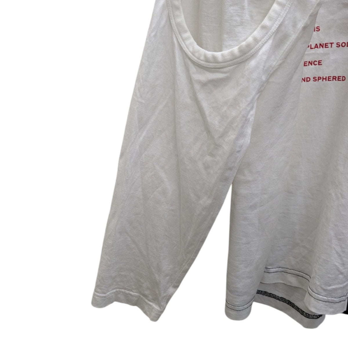 プリントアームデザインTシャツ