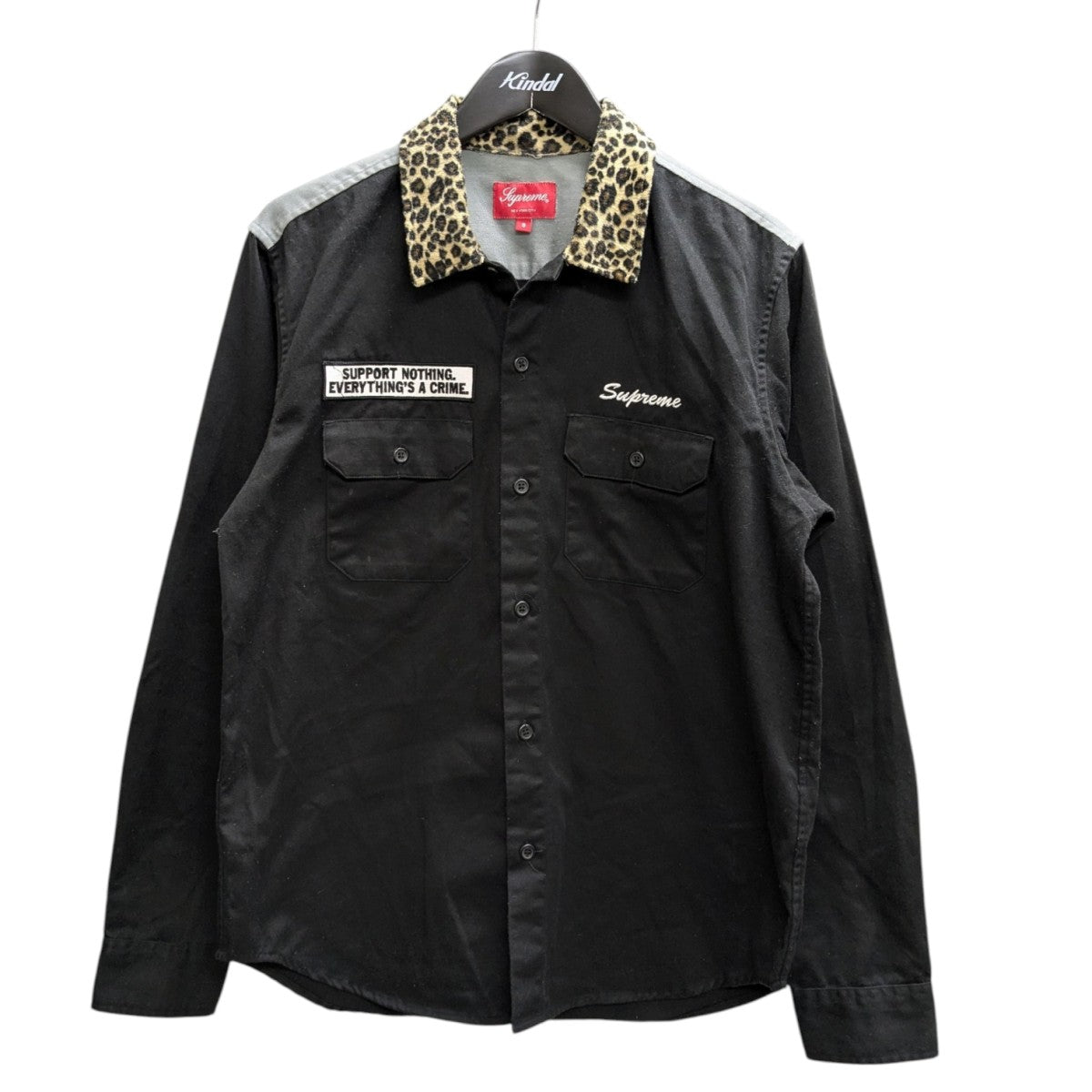 Supreme Leopard Work Shirt レオパード　ワークシャツ Supreme Leopard Collar Work Shirt (FW16)