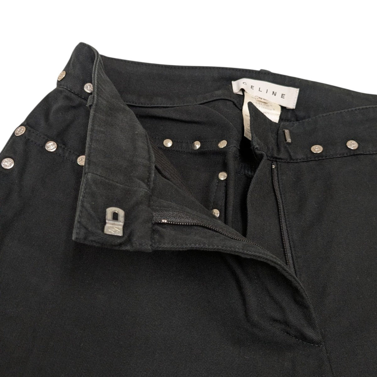 CELINE(セリーヌ) スタッズデニムパンツ ブラック サイズ 36｜【公式