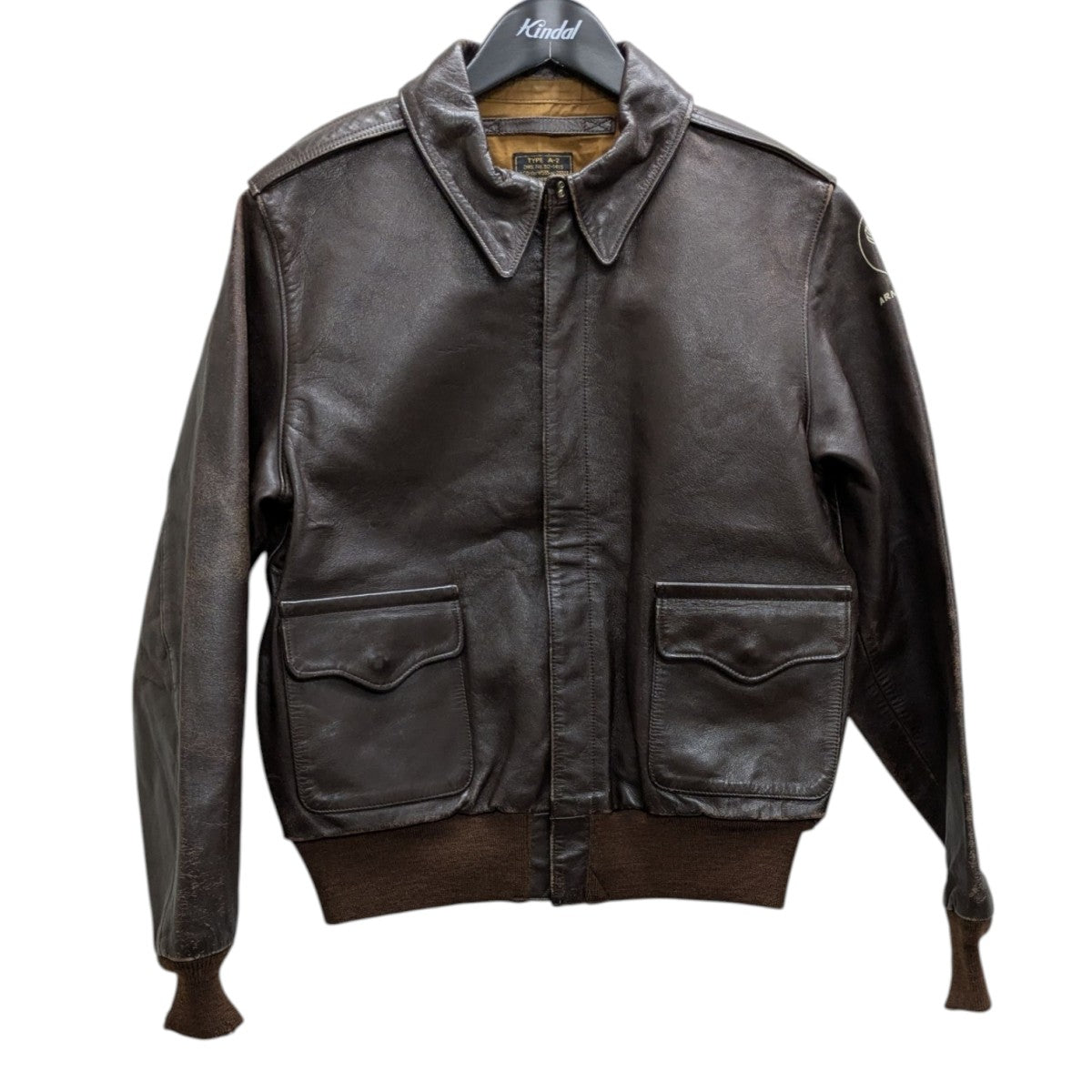 TYPE A-2 レザージャケット 40 ブラウン TYPE A-2 レザージャケット 40 ダークブラウン