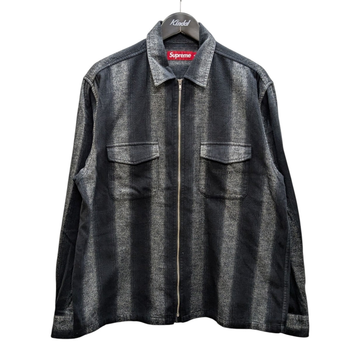 Supreme(シュプリーム) 23FW STRIPE FLANNEL ZIP UP SHIRT