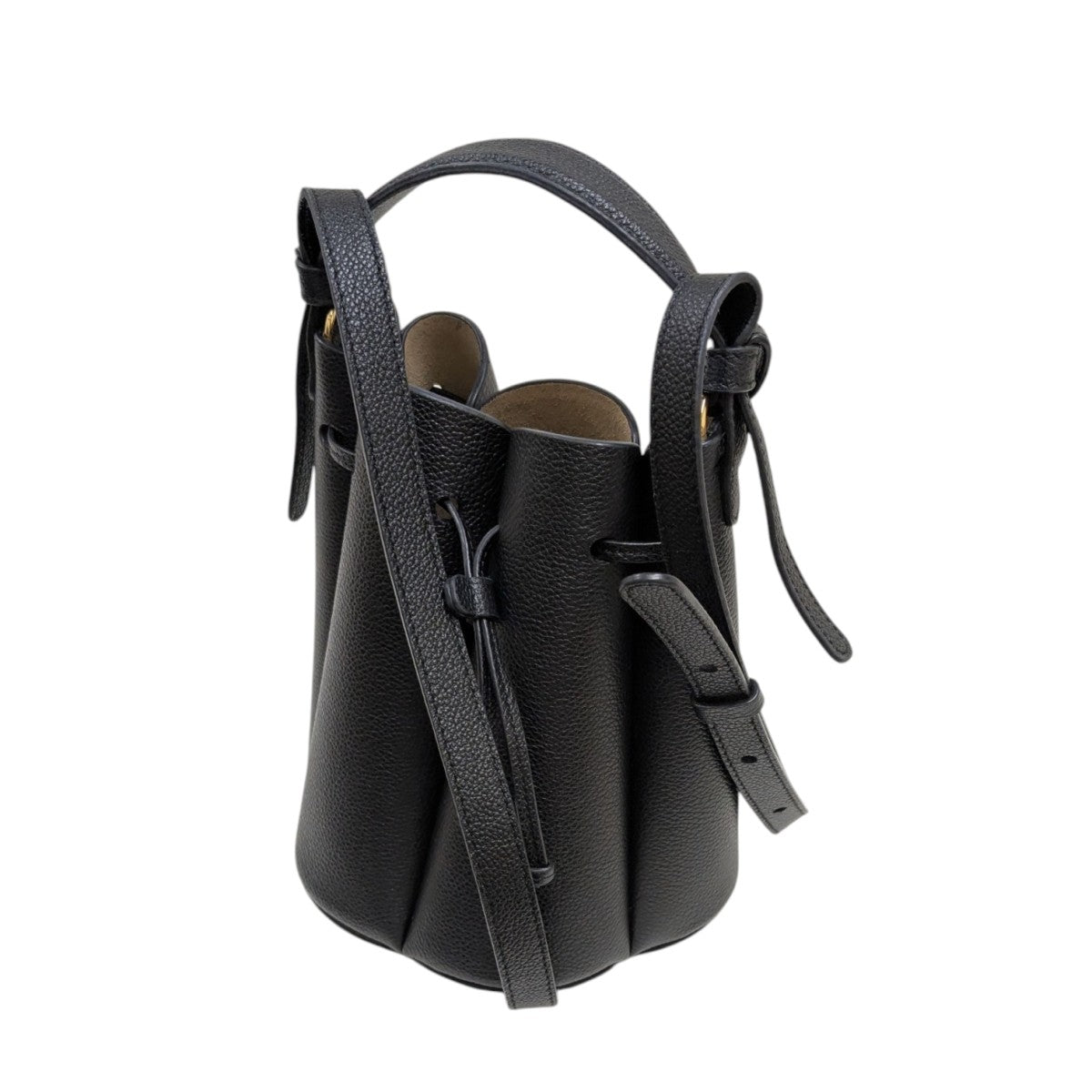 ポレーヌ polene Numéro Neuf ショルダーバッグ BLACK Polène | バッグ - Numéro Neuf Mini - ブラック テクスチャード