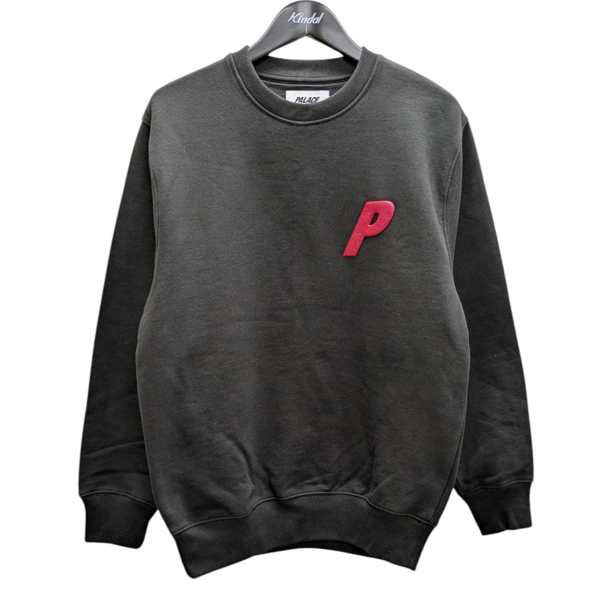 PALACE(パレス) P3 GLITTER CREWグリッターロゴスウェット ブラック