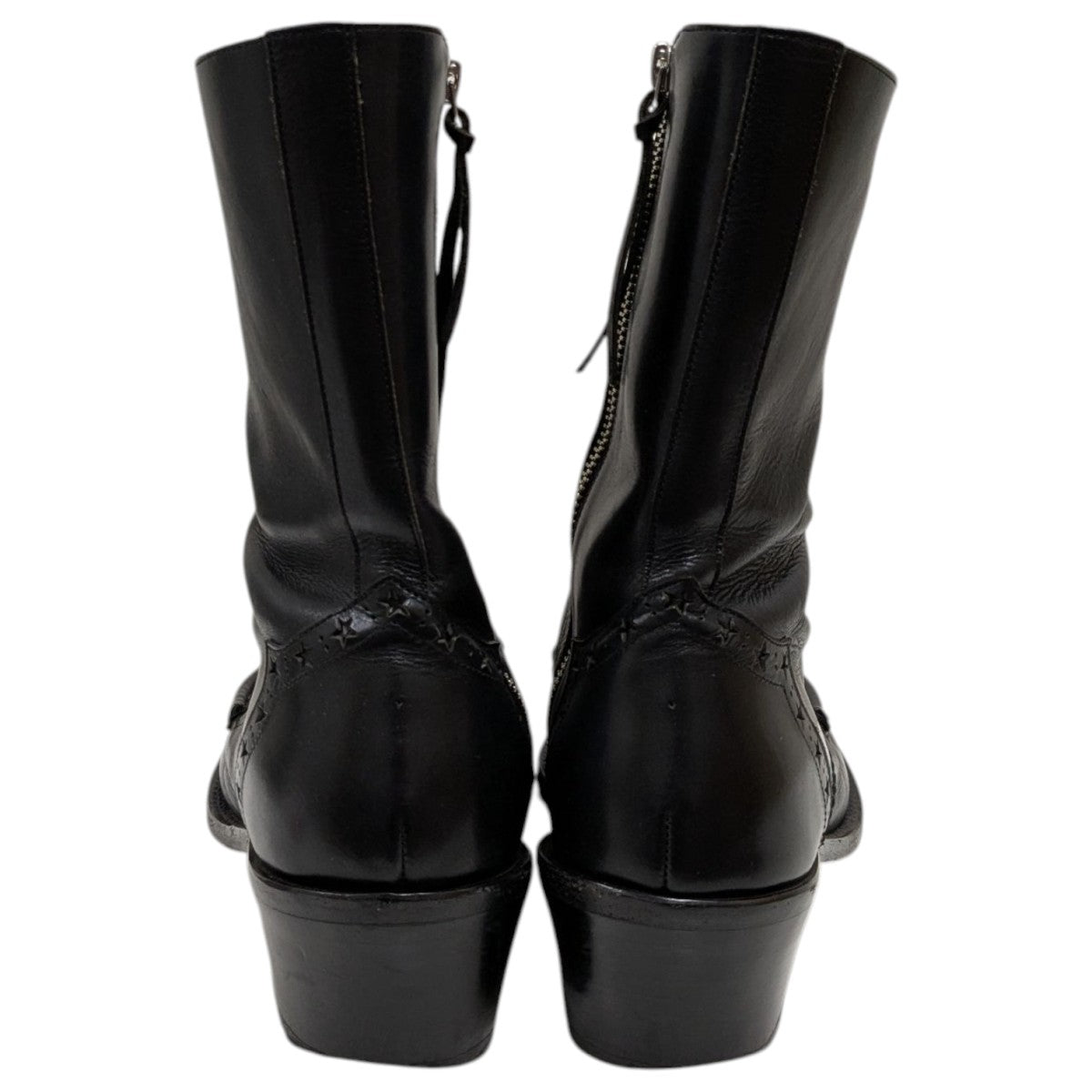 BED J．W． FORD(ベッドフォード) スクエアトゥブーツ ブラック サイズ