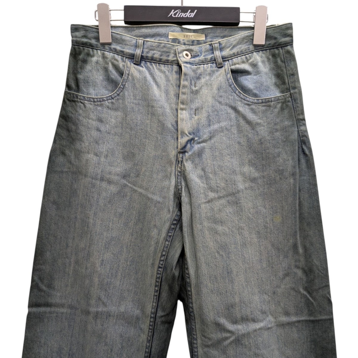 seya．(セヤ) TOFU BROTHER JEANS HAND SPRAY DENIM デニムパンツ