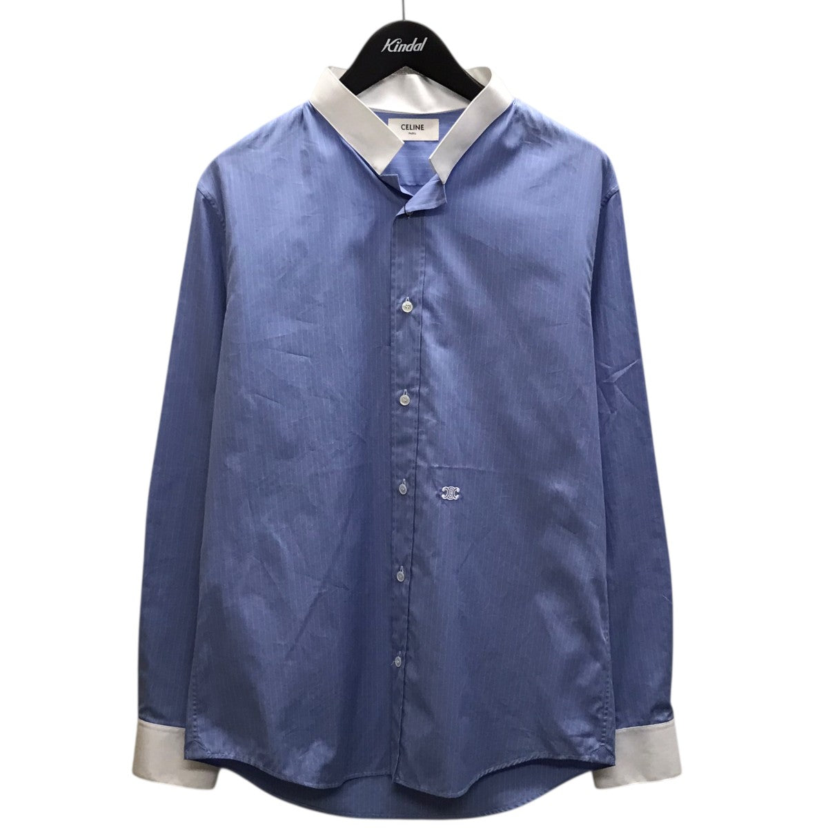 CELINE(セリーヌ) トリオンフストライプシャツ 2C59B428X.07CF ブルー
