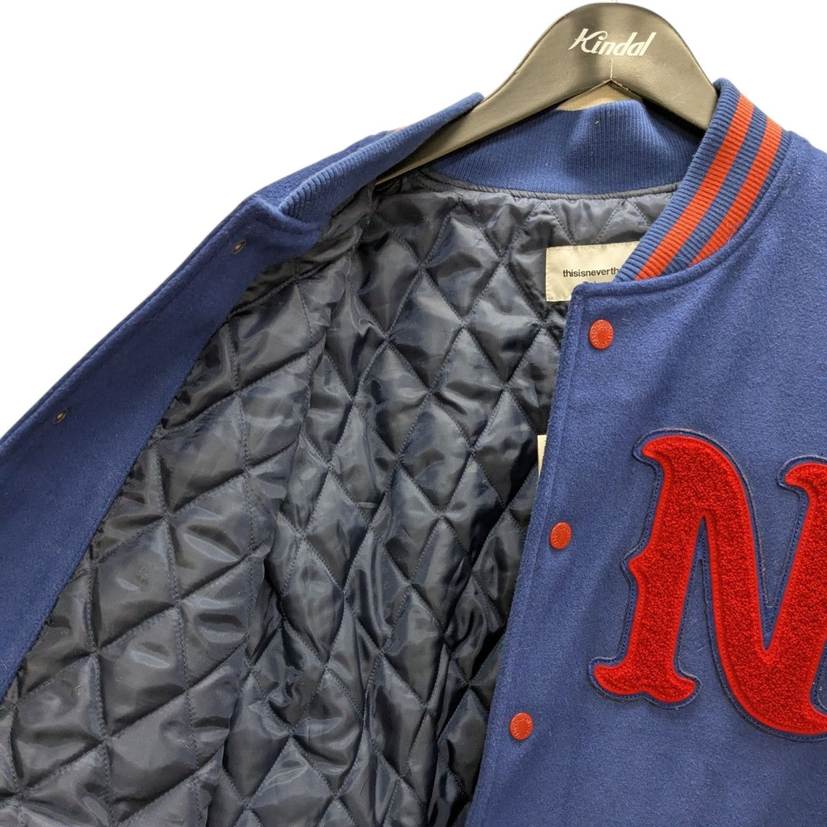 thisisneverthat(ディスイズネバーザット) 23AW 袖レザースタジャン