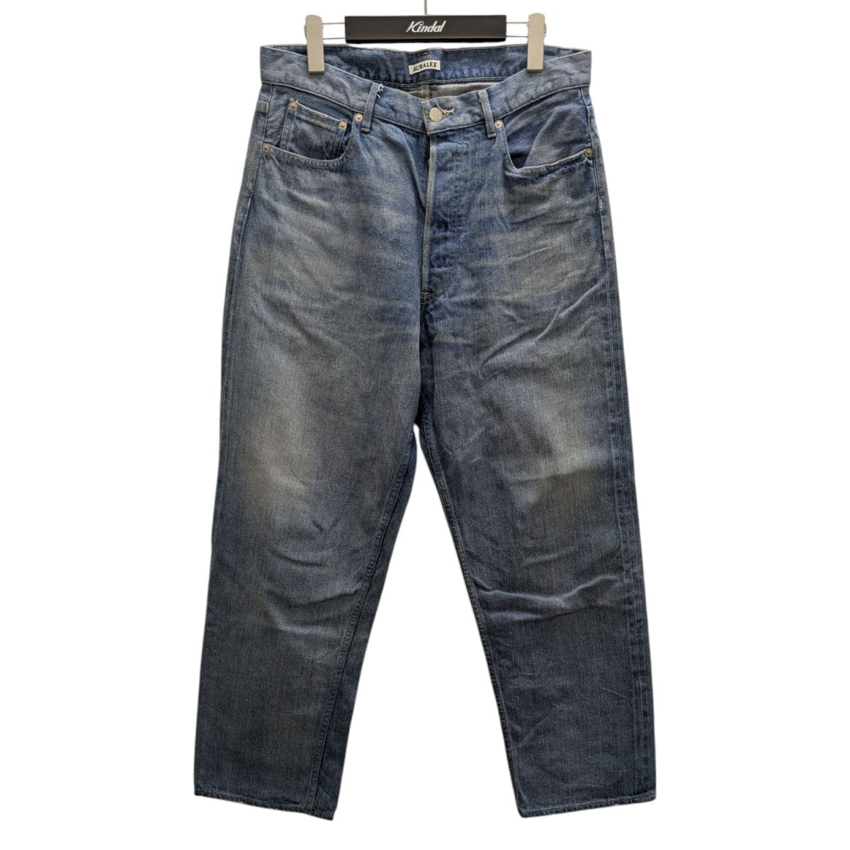 AURALEE(オーラリー) SELVEDGE FADED LIGHT DENIM WIDE PANTS